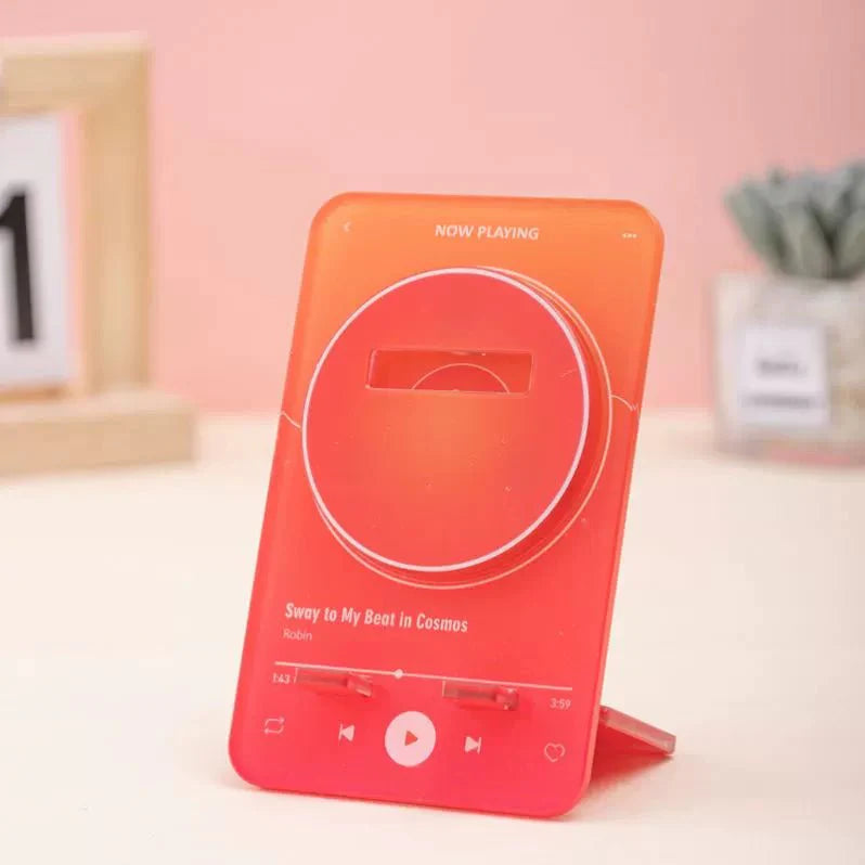 Anime Badge Display | Colorful Aryclic Rotating Badge Holder FUNIMECITY Goods Display - FUNIMECITY