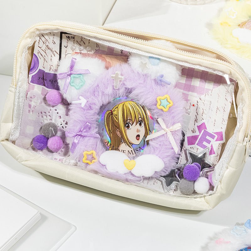 Anime Badge Display | Cute Plush Badge Case