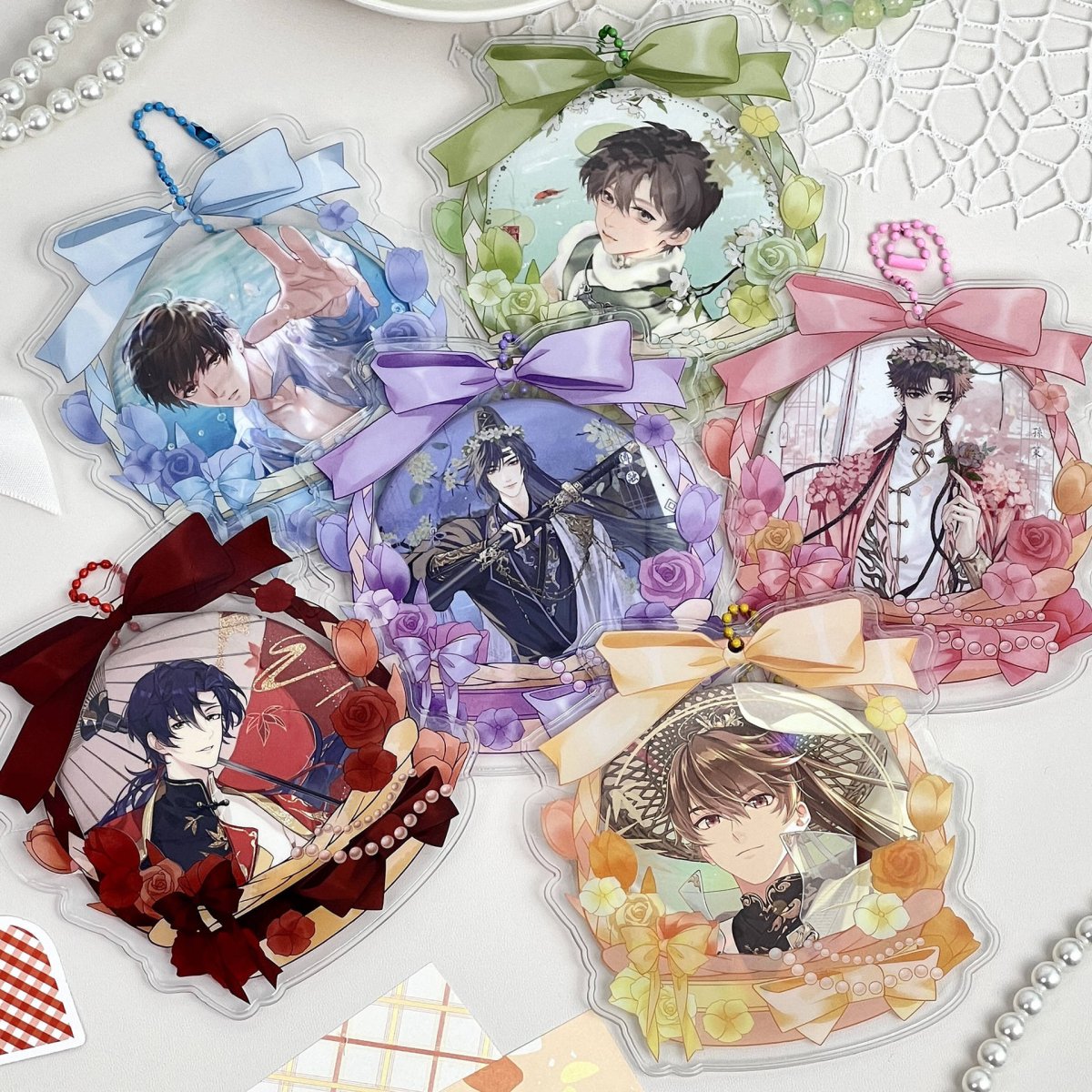 Anime Badge Display | Flower Basket Badge Case
