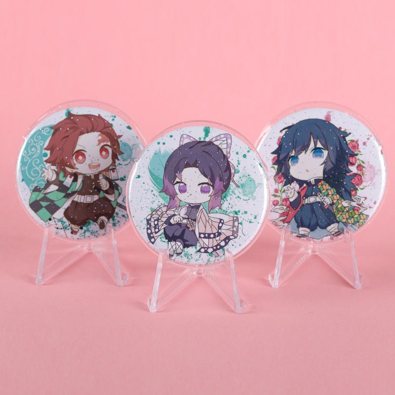 Anime Badge Glitter & Laser Case Display Bag