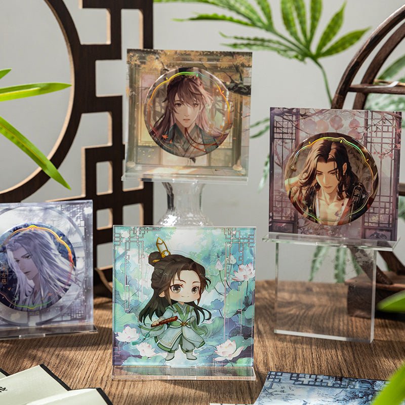 Anime Badge Display | Lan Ting Xu Series Aryclic Badge Case FUNIMECITY Goods Display - FUNIMECITY