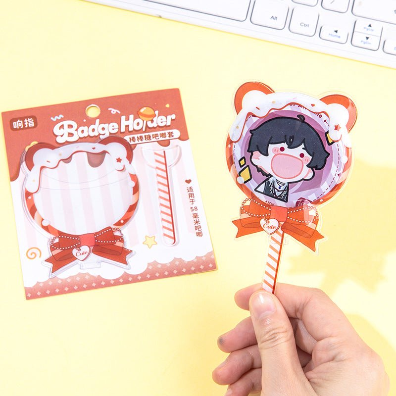 Anime Badge Display | Lollipop Series Badge Case FUNIMECITY Goods Display - FUNIMECITY