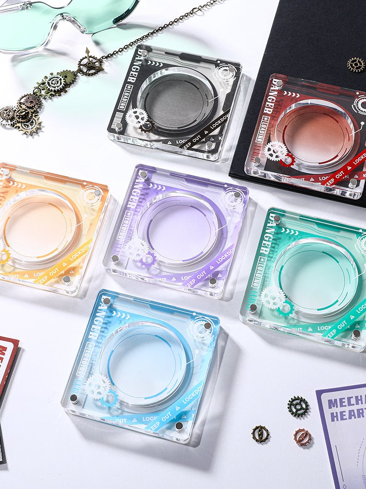 Anime Badge Display | Mechanical Heart Series Acrylic Badge Standee FUNIMECITY Goods Display - FUNIMECITY