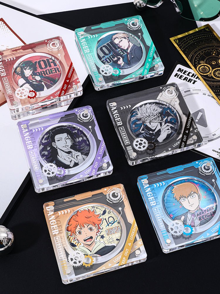 Anime Badge Display | Mechanical Heart Series Acrylic Badge Standee