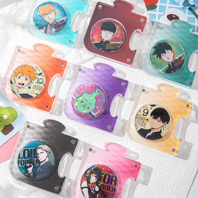 Anime Badge Display | Mechanical Heart Series Acrylic Badge Standee