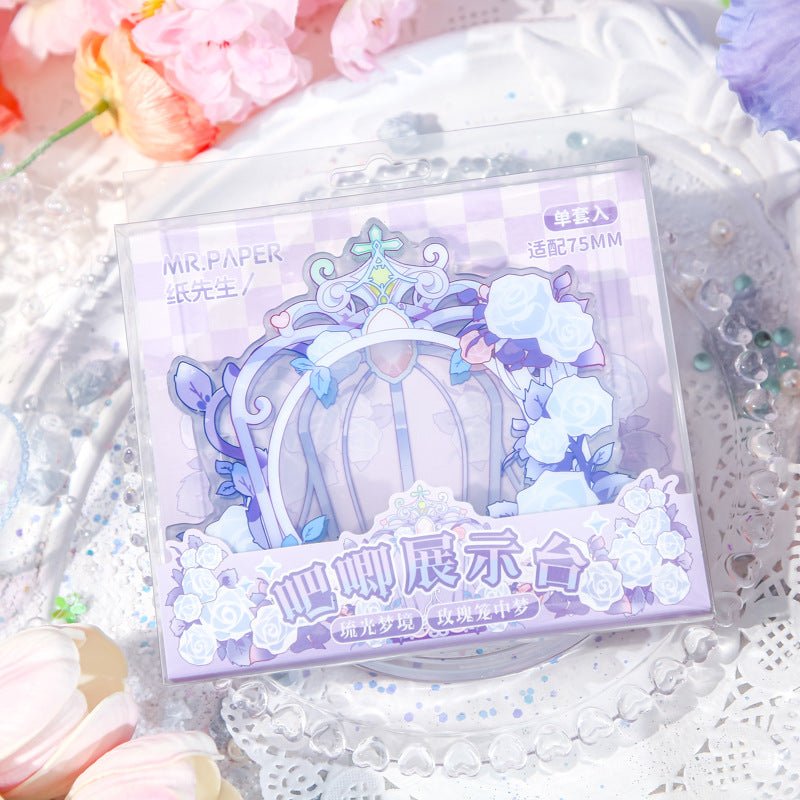 Anime Badge Display | Mei Gui Long Zhong Meng Series Acrylic Badge Holder FUNIMECITY Goods Display - FUNIMECITY