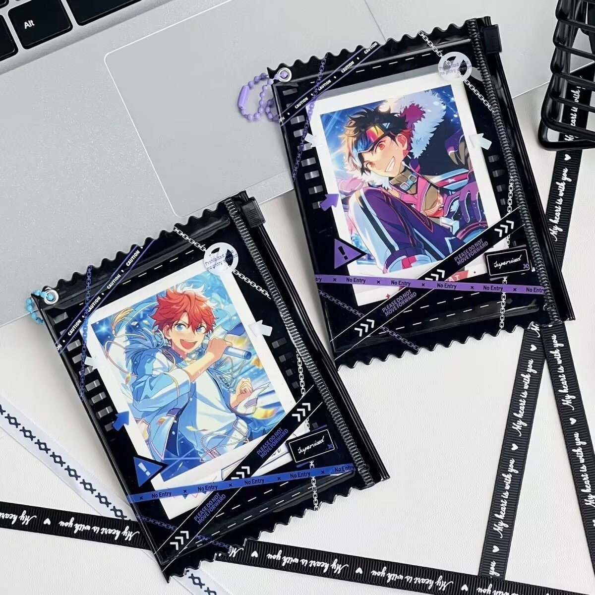 Anime Badge Display | PVC Police Line Theme