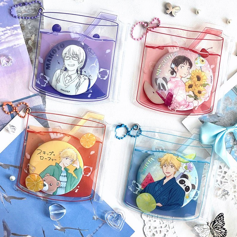 Anime Badge Display | PVC Summer Drinks Theme FUNIMECITY - FUNIMECITY