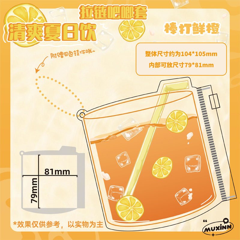 Anime Badge Display | PVC Summer Drinks Theme