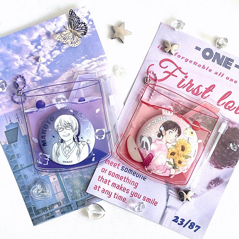 Anime Badge Display | PVC Summer Drinks Theme FUNIMECITY - FUNIMECITY