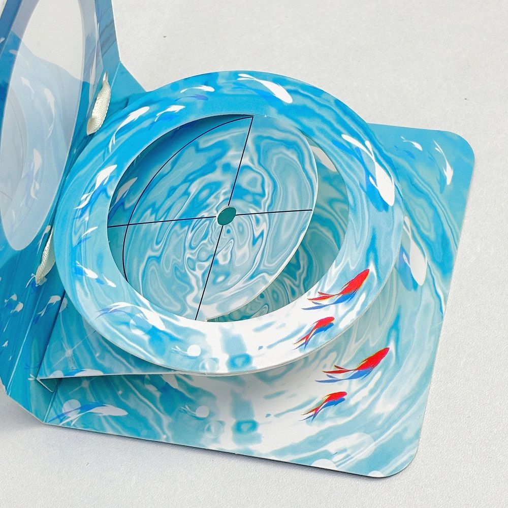 Anime Badge Display | Ribbon Rotating Paper DIY Badge Holder