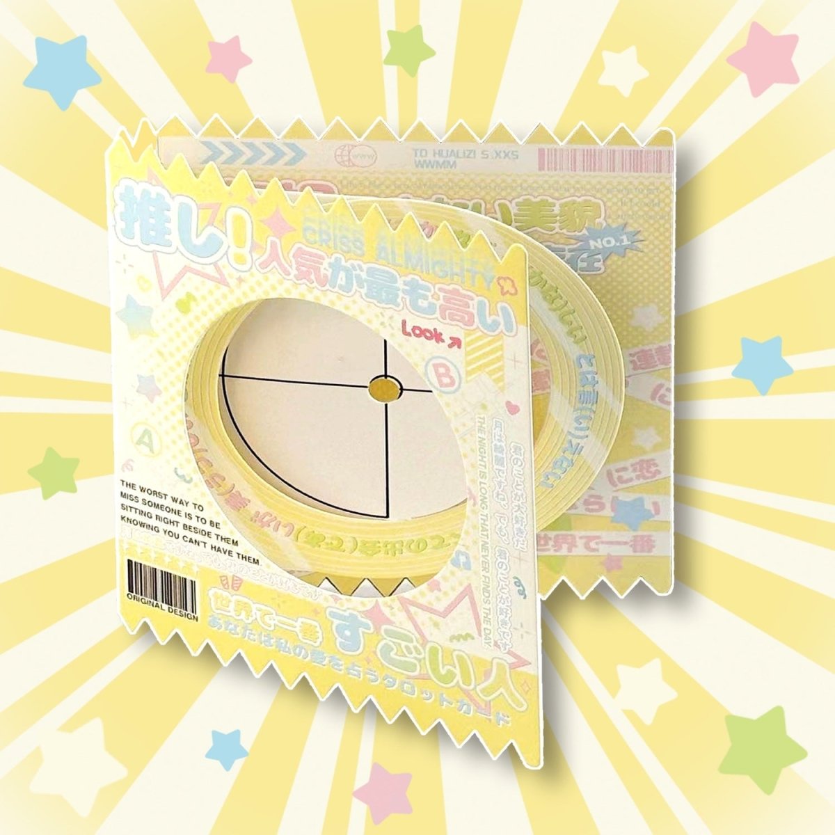 Anime Badge Display | Ribbon Rotating Paper DIY Badge Holder