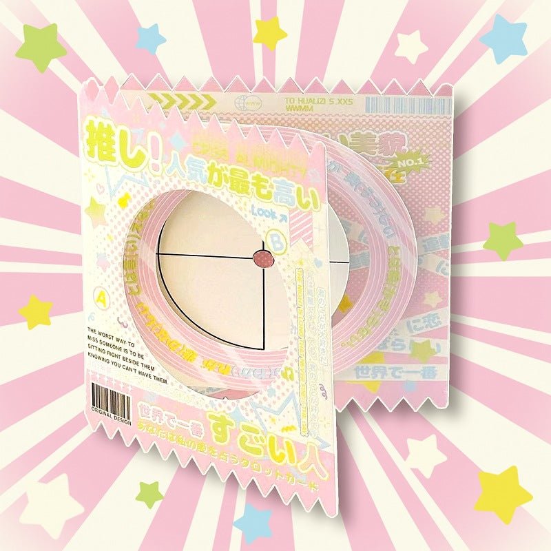 Anime Badge Display | Ribbon Rotating Paper DIY Badge Holder