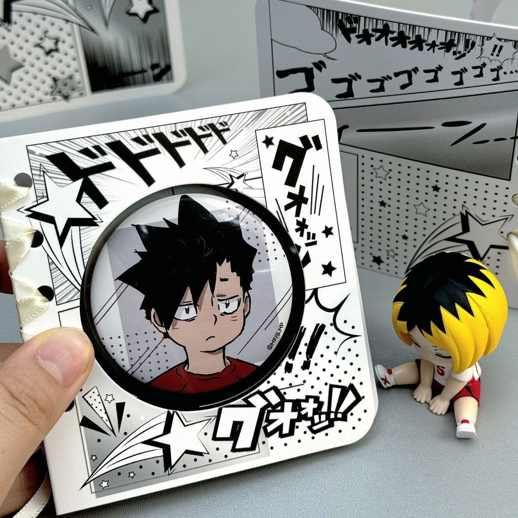 Anime Badge Display | Ribbon Rotating Paper DIY Badge Holder