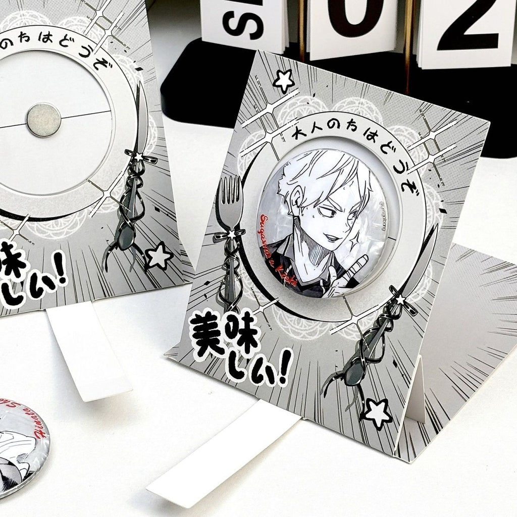 Anime Badge Display | Ribbon Rotating Paper DIY Badge Holder
