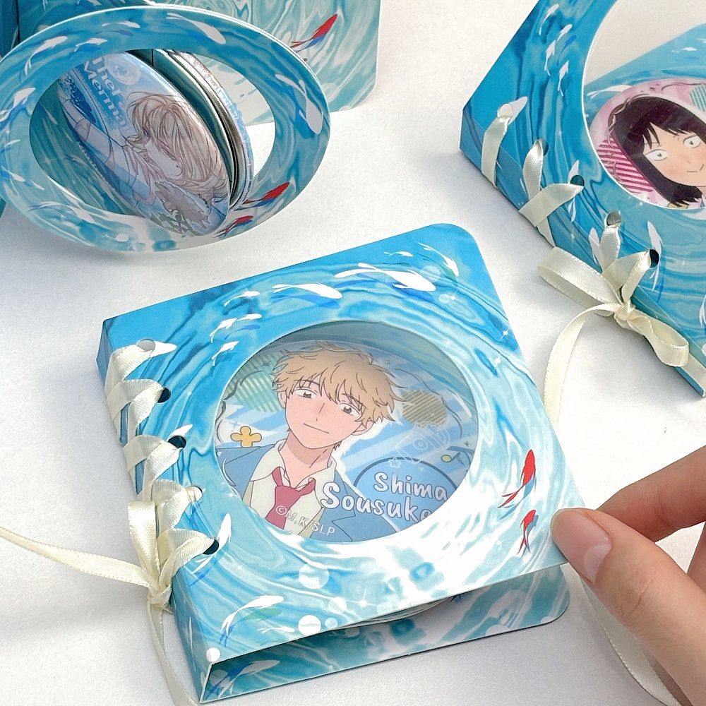 Anime Badge Display | Ribbon Rotating Paper DIY Badge Holder FUNIMECITY Goods Display - FUNIMECITY