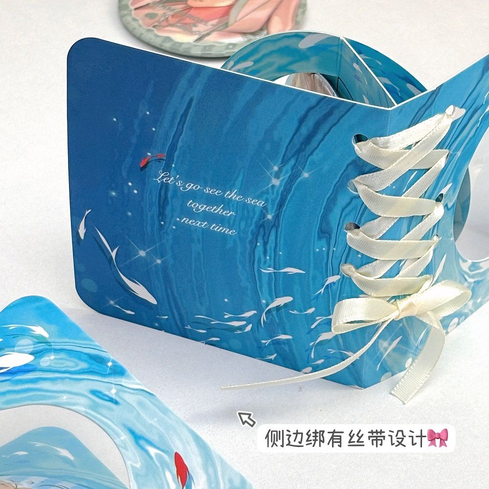 Anime Badge Display | Ribbon Rotating Paper DIY Badge Holder