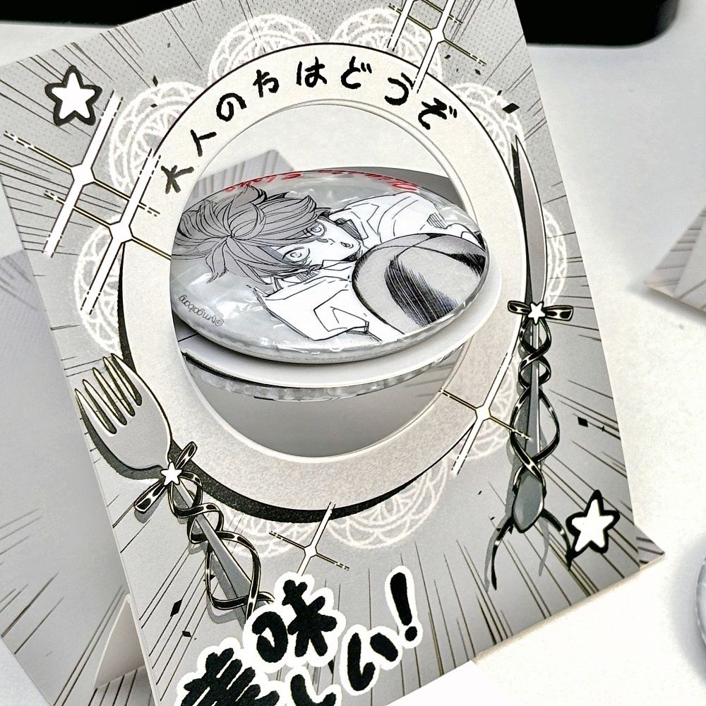 Anime Badge Display | Ribbon Rotating Paper DIY Badge Holder FUNIMECITY Goods Display - FUNIMECITY