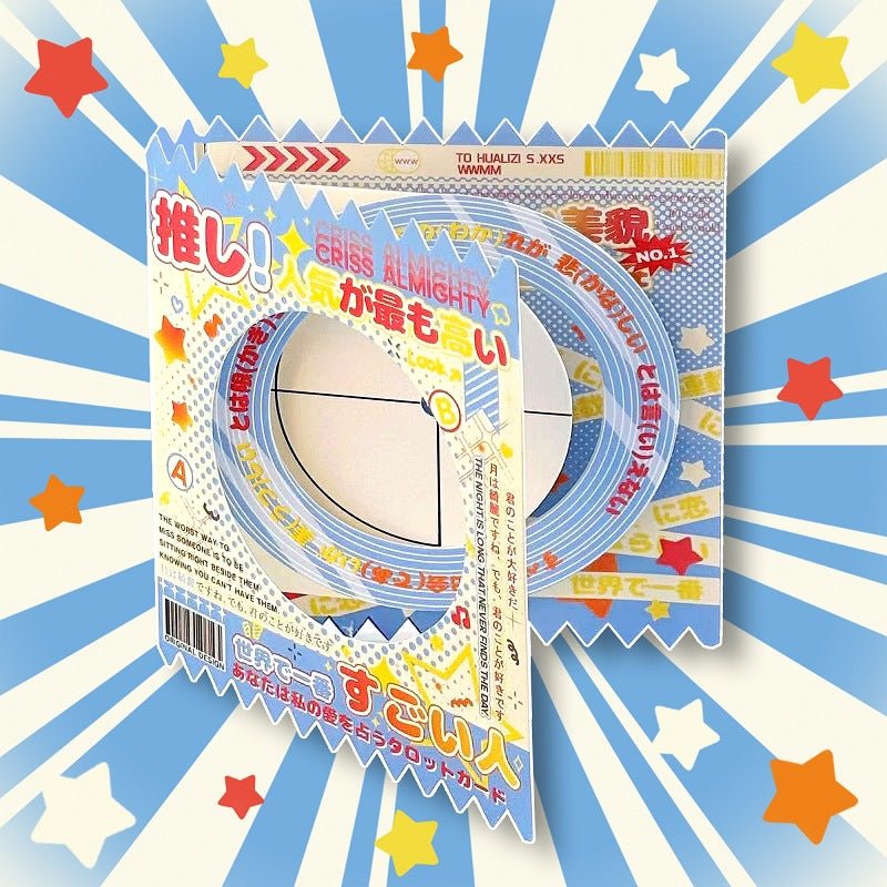 Anime Badge Display | Ribbon Rotating Paper DIY Badge Holder