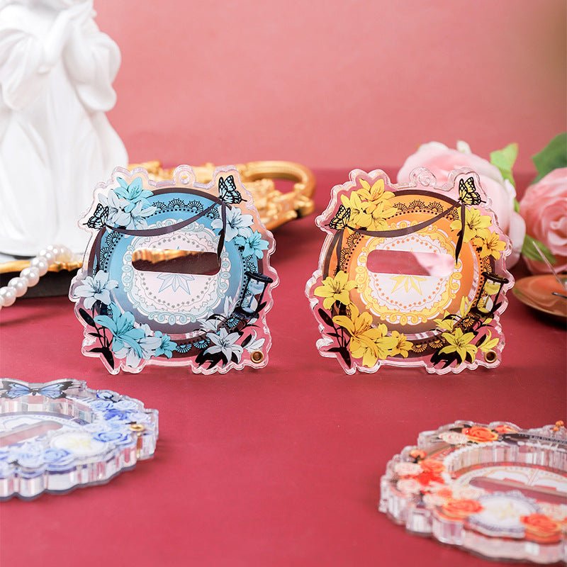 Anime Badge Display | Rose Lily & Xian Jing Mi Zong Aryclic Badge Case