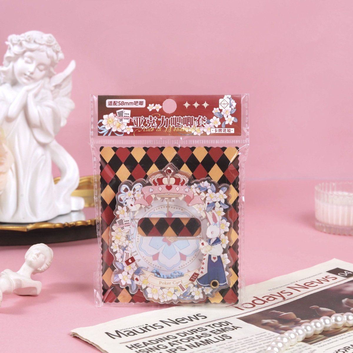 Anime Badge Display | Rose Lily & Xian Jing Mi Zong Aryclic Badge Case FUNIMECITY Goods Display - FUNIMECITY