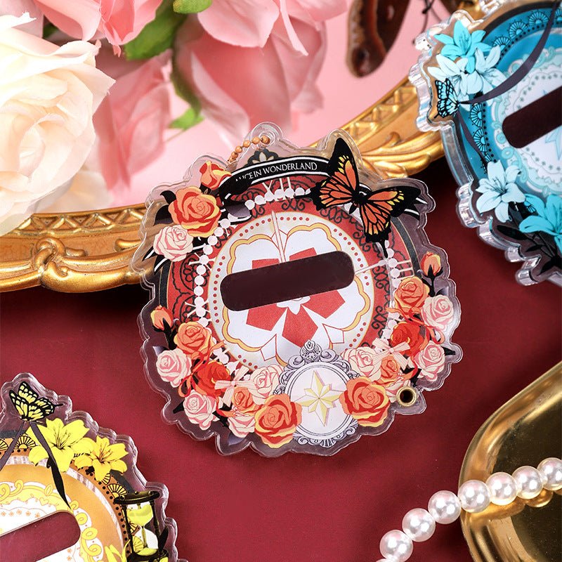 Anime Badge Display | Rose Lily & Xian Jing Mi Zong Aryclic Badge Case