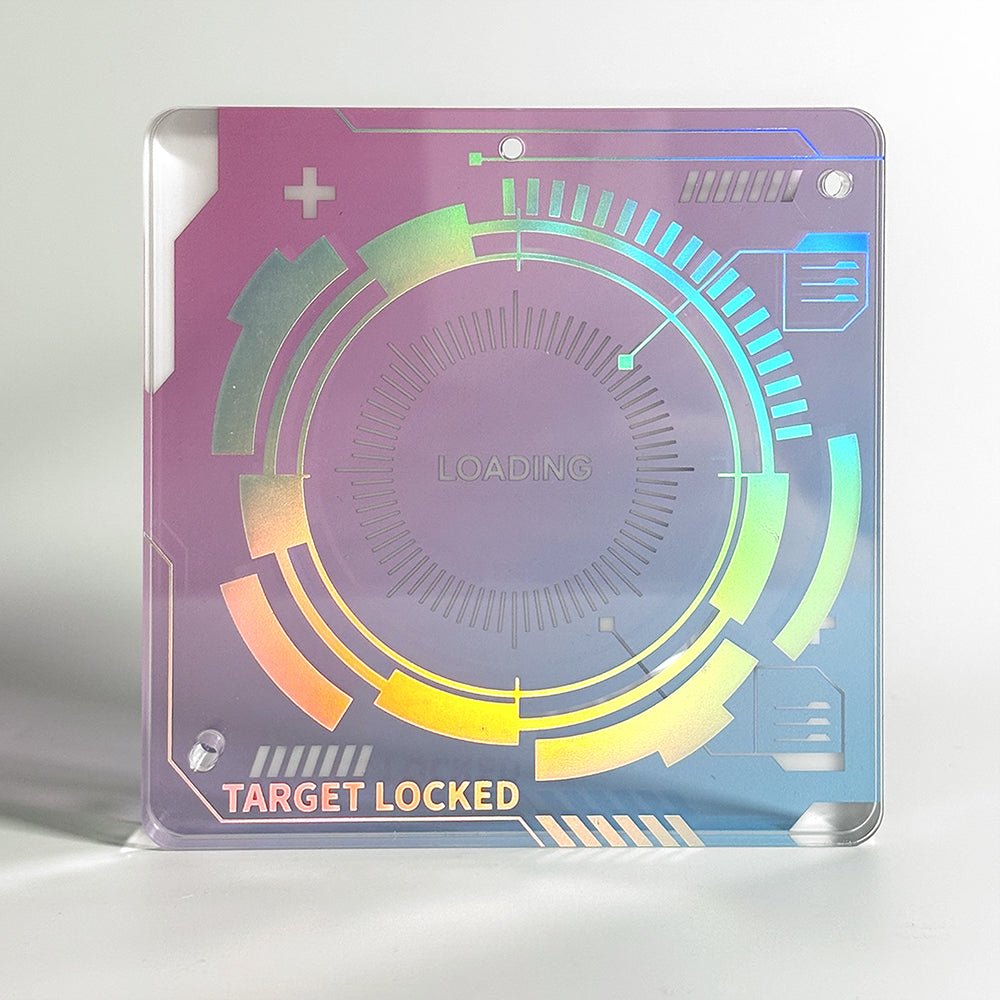 Anime Badge Display | Secret Project Acrylic Badge Standee FUNIMECITY Goods Display - FUNIMECITY