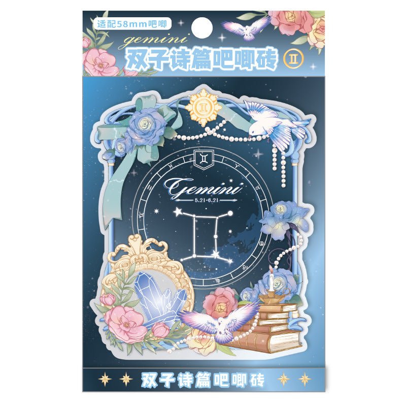Anime Badge Display | Twelve Constellations Series Acrylic Badge Standee FUNIMECITY Goods Display - FUNIMECITY