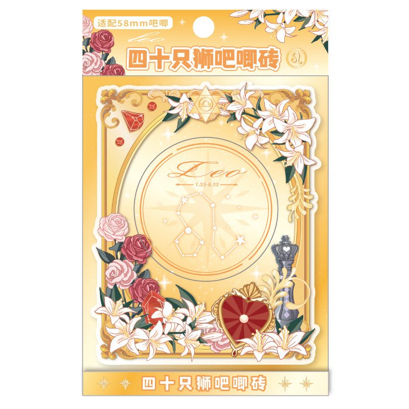 Anime Badge Display | Twelve Constellations Series Acrylic Badge Standee FUNIMECITY Goods Display - FUNIMECITY