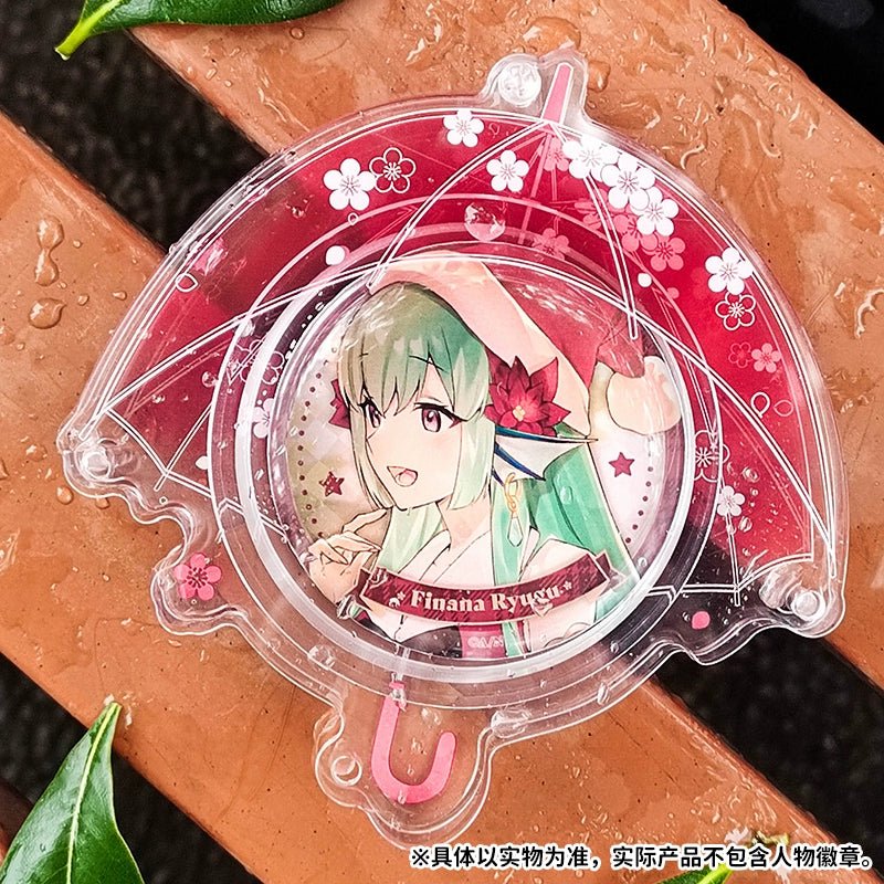 Anime Badge Display | Umbrella Acrylic Badge Case Charm