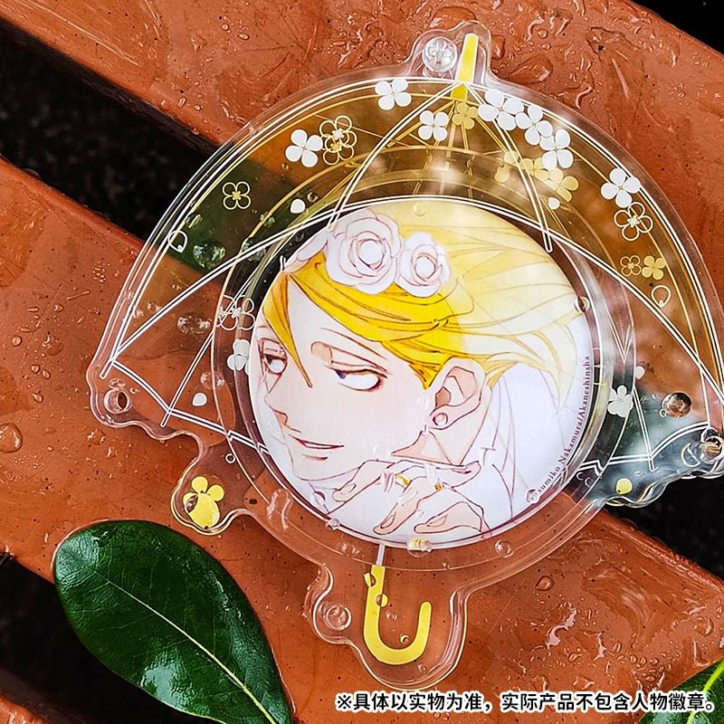 Anime Badge Display | Umbrella Acrylic Badge Case Charm