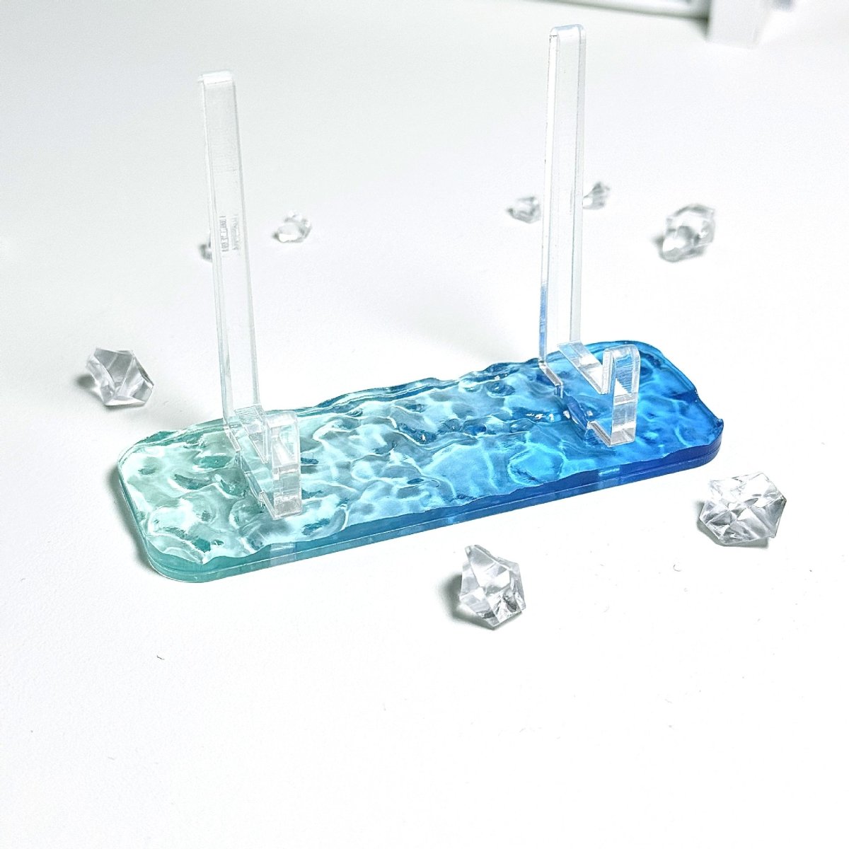 Anime Badge Display | Water ripple Acrylic Badge Holder FUNIMECITY Goods Display - FUNIMECITY