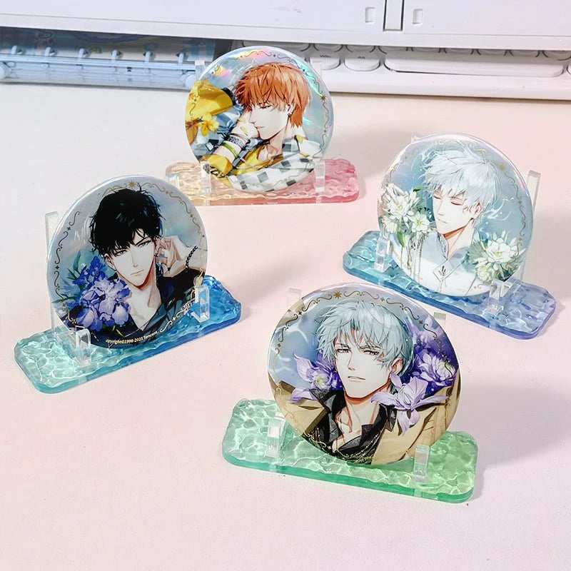 Anime Badge Display | Water ripple Acrylic Badge Holder FUNIMECITY Goods Display - FUNIMECITY 5570508788629
