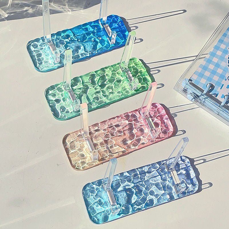 Anime Badge Display | Water ripple Acrylic Badge Holder FUNIMECITY Goods Display - FUNIMECITY 5570508788628