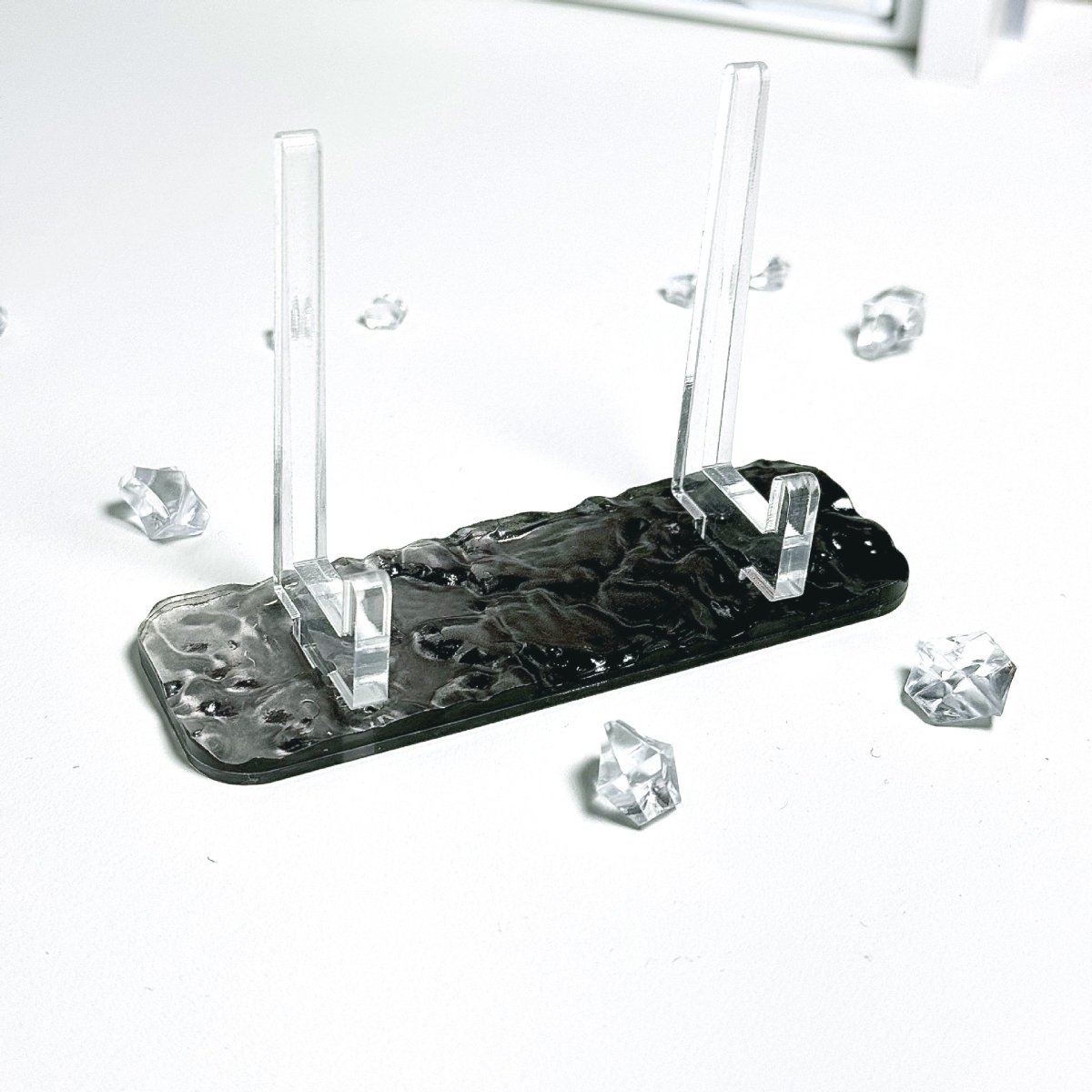 Anime Badge Display | Water ripple Acrylic Badge Holder FUNIMECITY Goods Display - FUNIMECITY 5570508788631