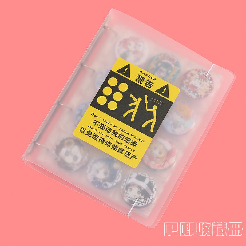 Anime Badge &  Pendant Display Case Protect Storage Folder