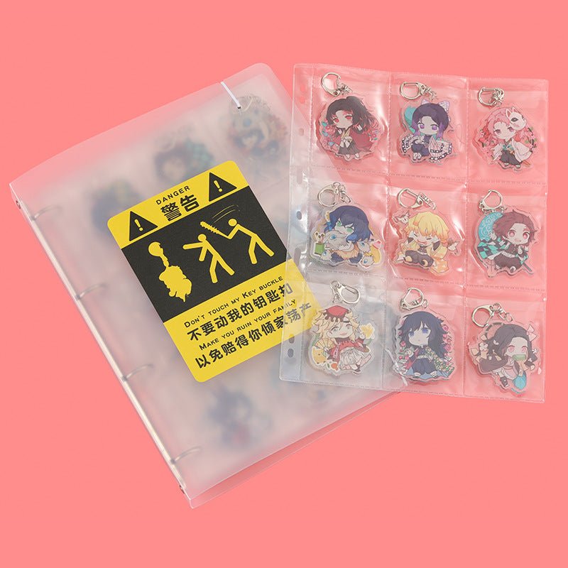 Anime Badge &  Pendant Display Case Protect Storage Folder