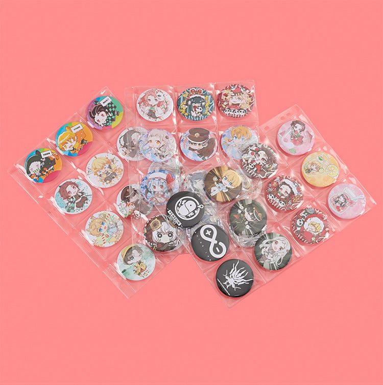Anime Badge &  Pendant Display Case Protect Storage Folder