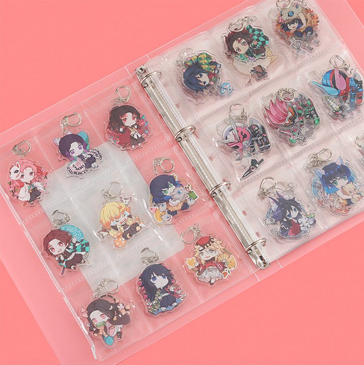 Anime Badge &  Pendant Display Case Protect Storage Folder