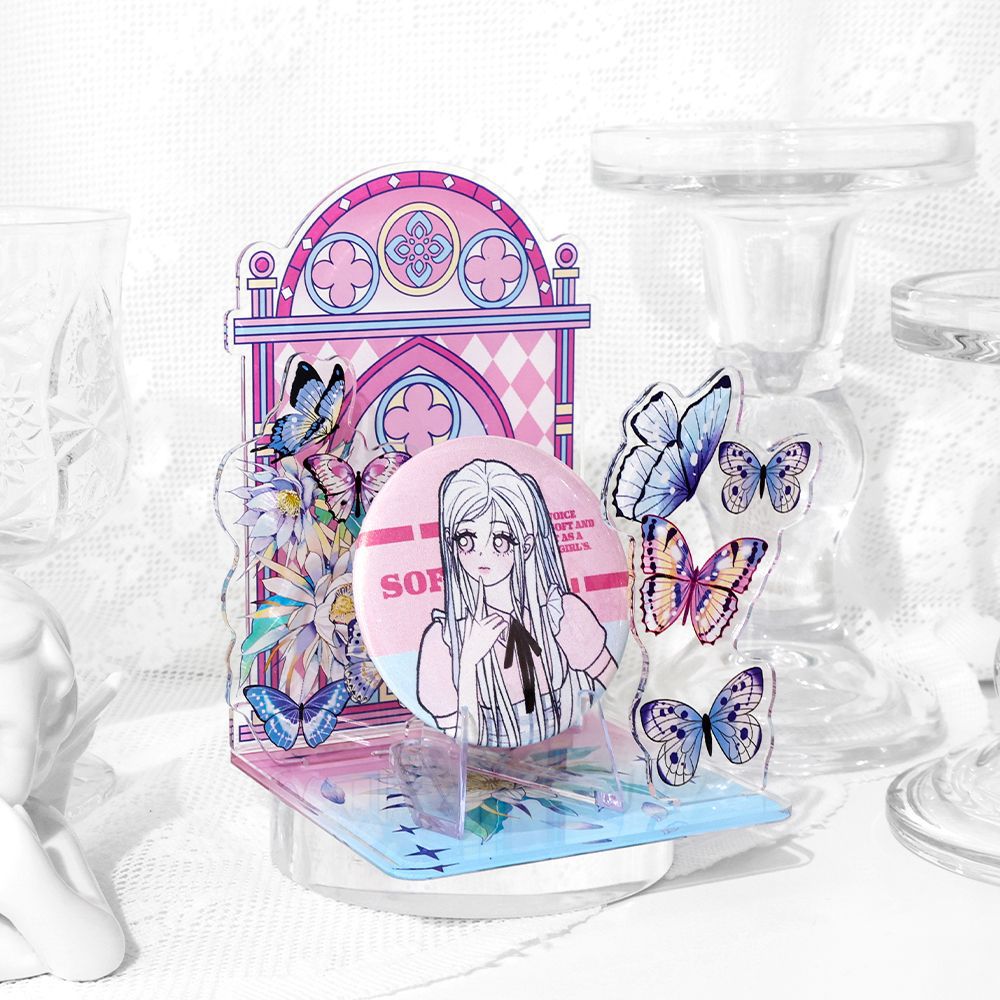 Anime Goods Display | PaperMore Acrylic Badge Display Stand