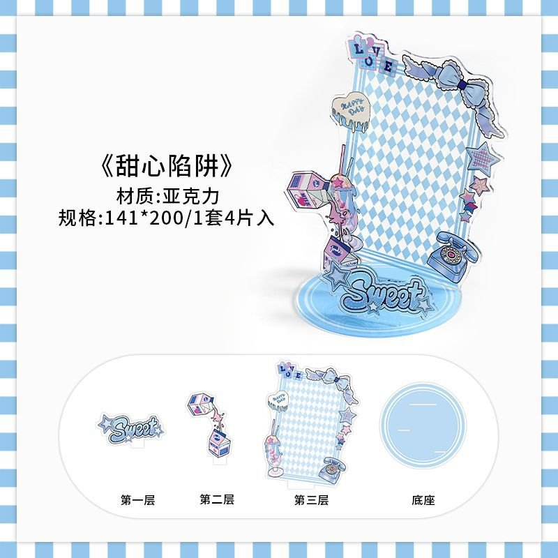 Anime Goods Display | PaperMore Acrylic Badge Display Stand