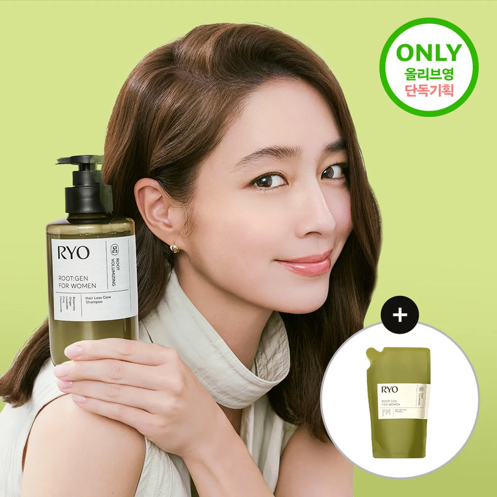 Ryo Root:Gen Scalp Care Shampoo for women 353mL Double Pack