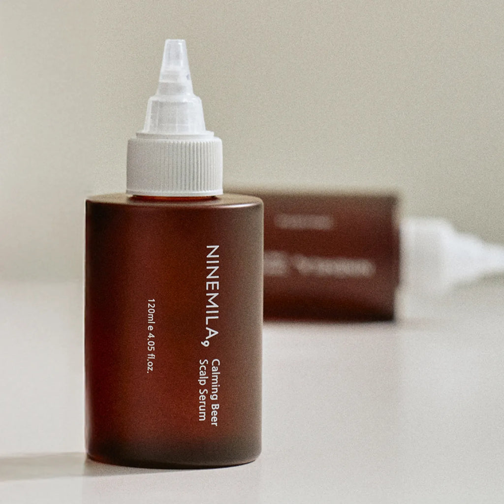 NINEMILA Calming Beer Scalp Serum 120ml Set (+Shampoo 60ml)
