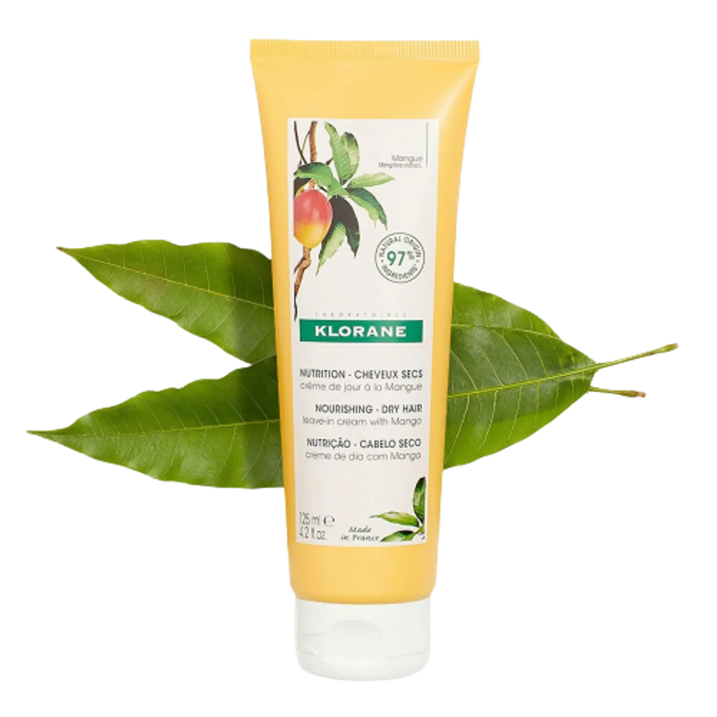 KLORANE Nourshing Dry Hair Leave-in Cream with Mango Butter 125mL (NEW)