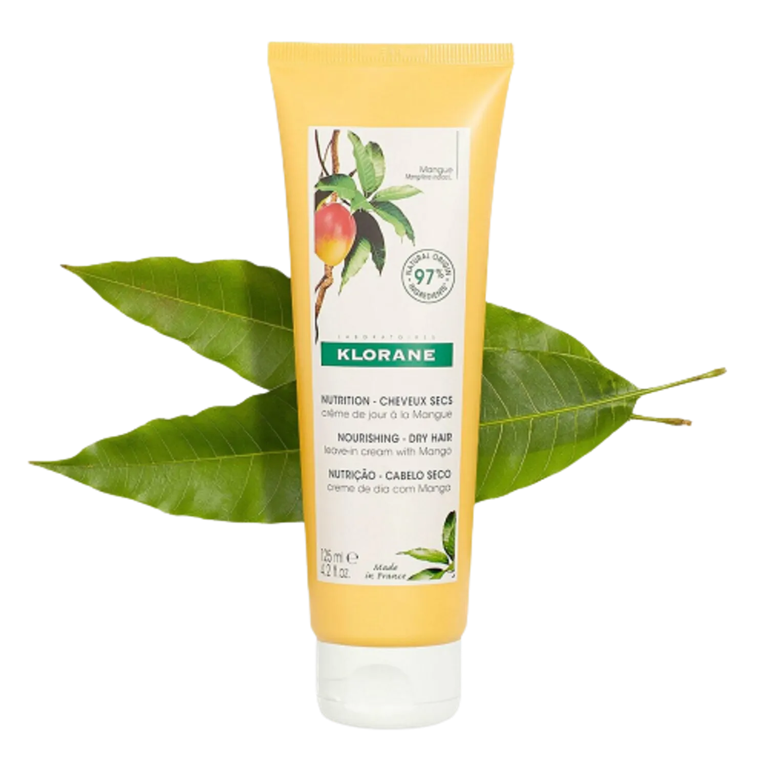 KLORANE Nourshing Dry Hair Leave-in Cream with Mango Butter 125mL (NEW)