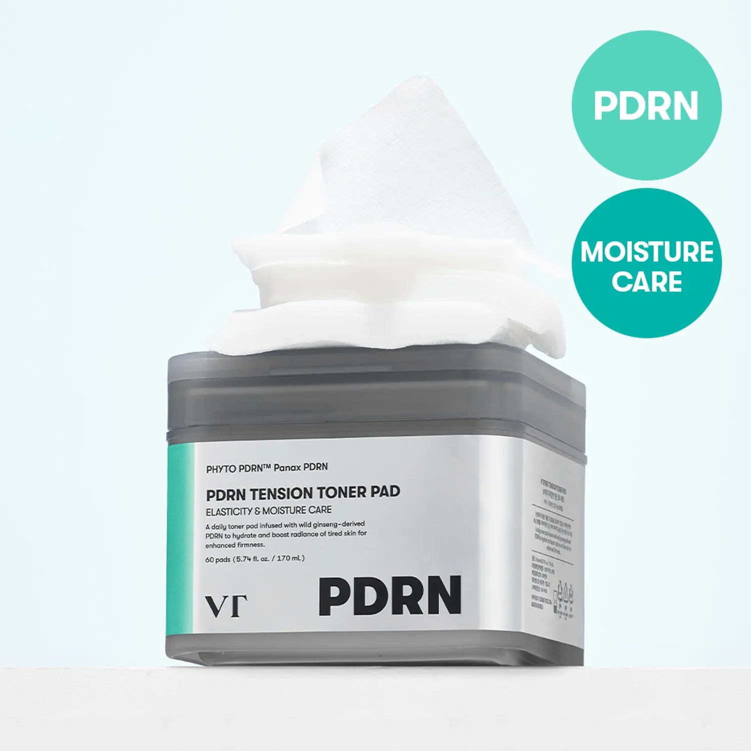 VT PDRN Tension Toner Pad 170ml (60P)