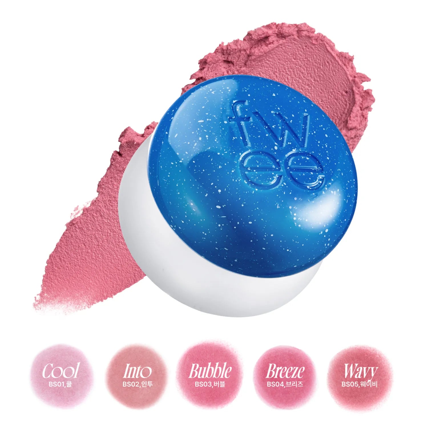 fwee Lip & Cheek Blurry Pudding Pot (Set/Single) (35 Colors)