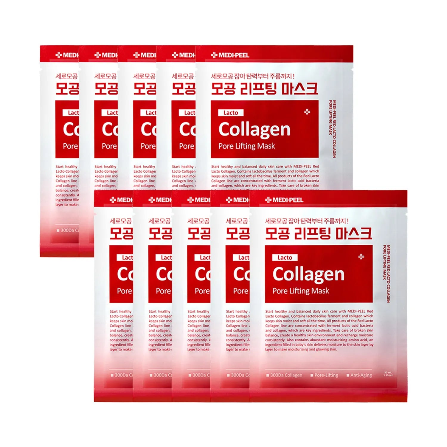 MEDIPEEL Red Lacto Collagen Pore Lifting Mask Sheet