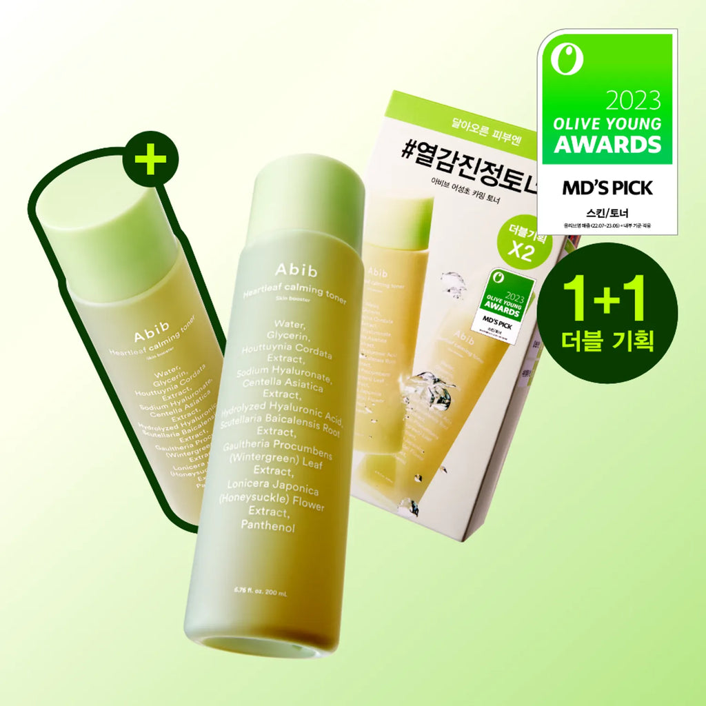 Abib Heartleaf Calming Toner Skin Booster Double Set