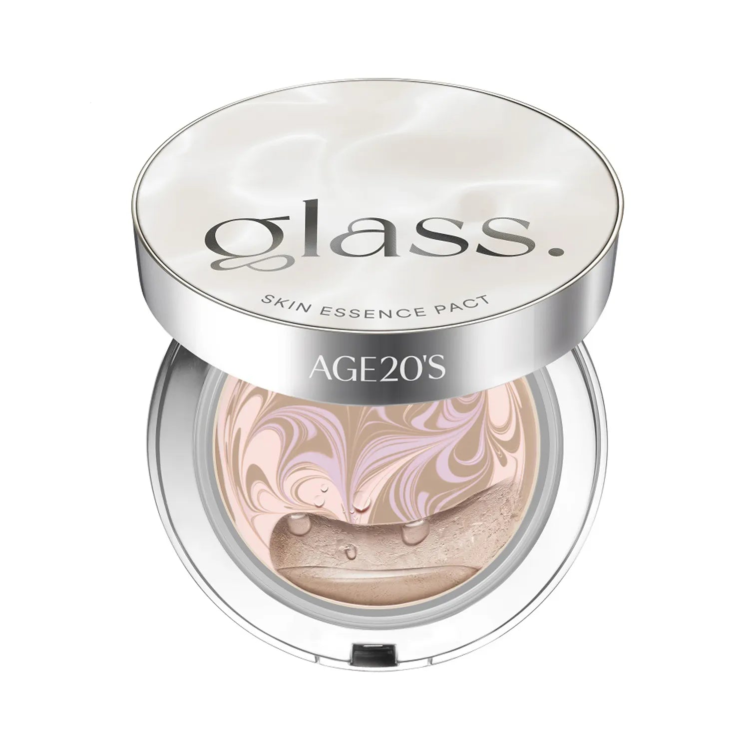 AGE 20&rsquo;s Glass Skin Essence Pact Glow Refill Set